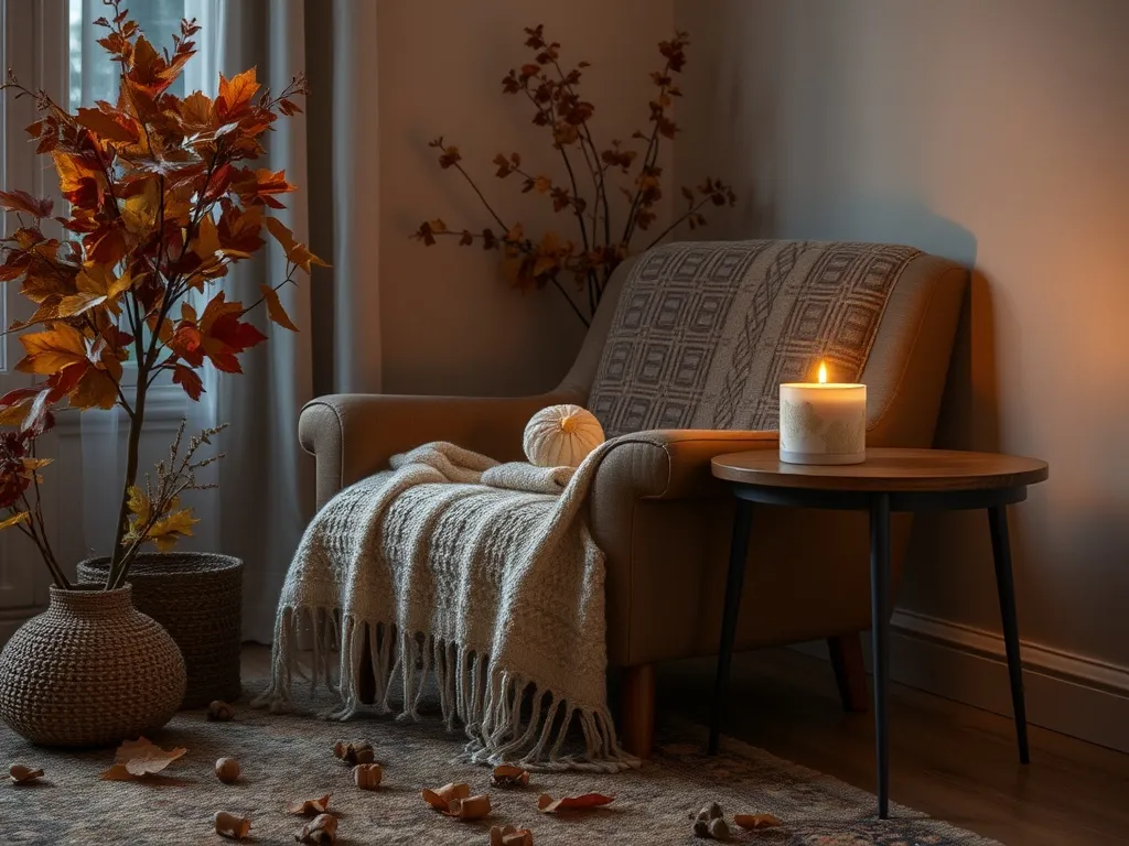 Evening ritual with warm light