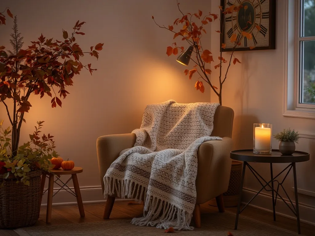 Cozy family gathering setting