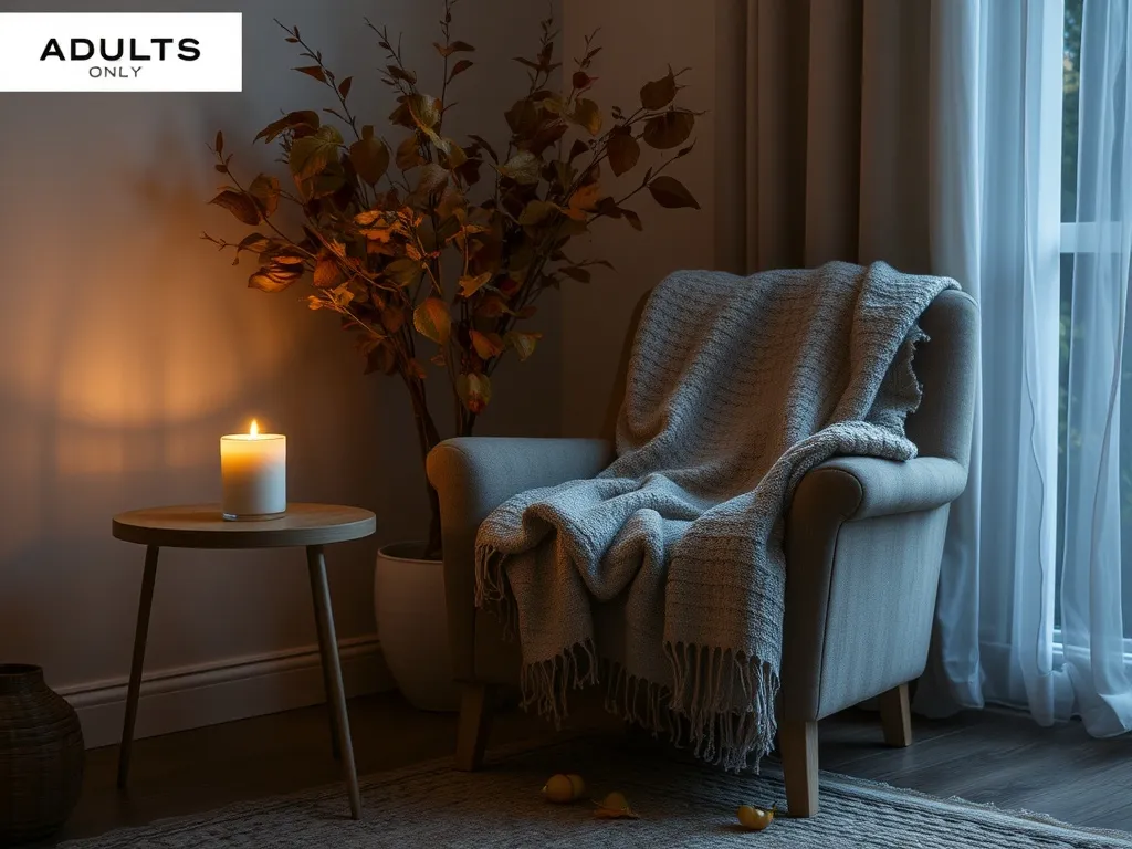 Warm autumn evening atmosphere